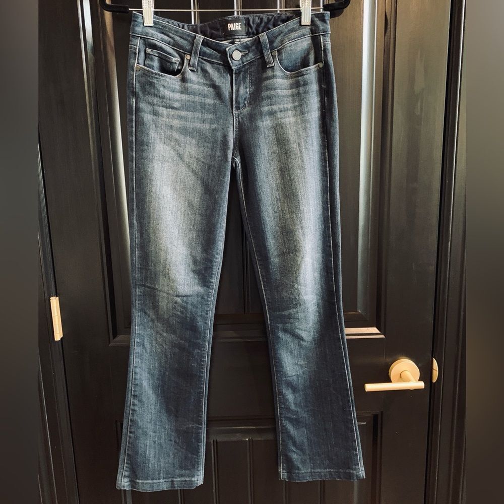 PAIGE Flare Leg Jeans Medium Wash | Size 26